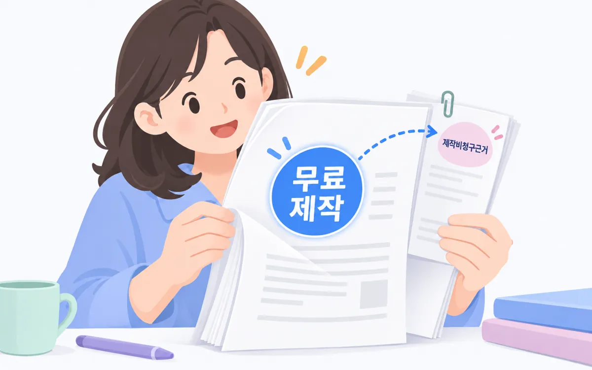 무료 제작에 붙는 유지 조건과 해지 시 청구 근거가 적히는 위치